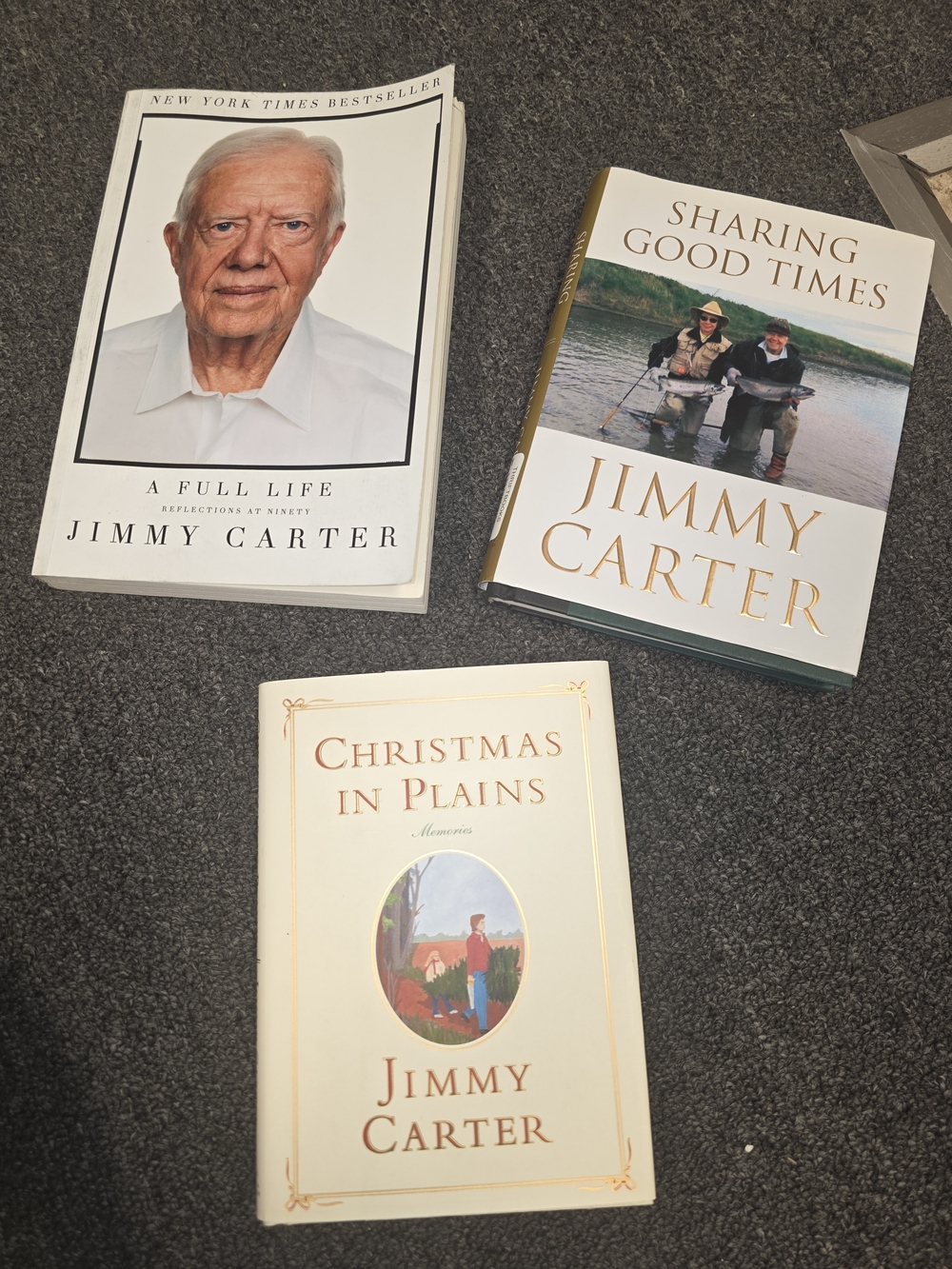 3 Jimmy Carter Book Bundle